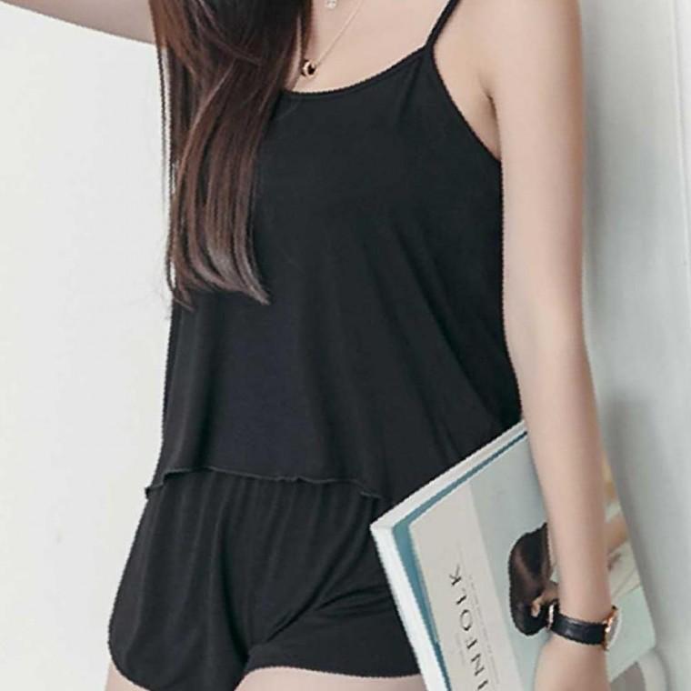 여름 여자 잠옷 민소매 나시티 숏팬츠 집에서 입는옷