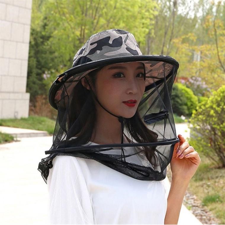 양봉모자 벌망모자 예초기안전모 모기모자