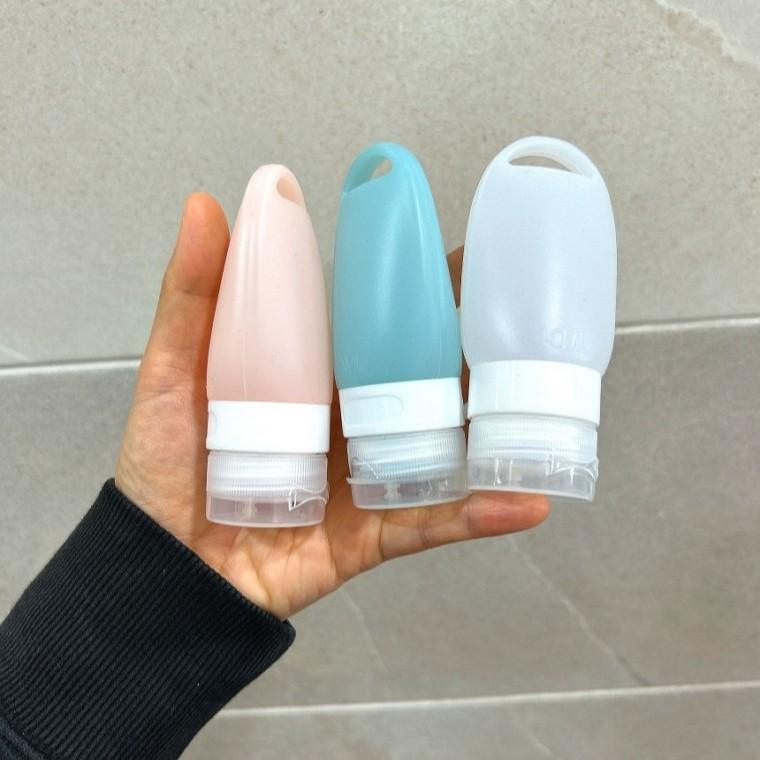 40ml 실리콘 공병 소분용기 화이트 민트 핑크