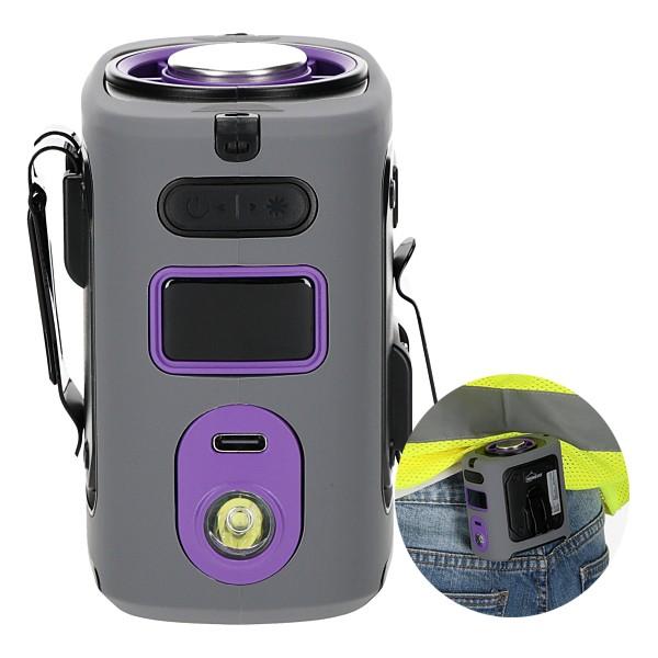8000mAh 대용량 배터리 선풍기 착용형 압도적인 바람 1단계에서 100단계