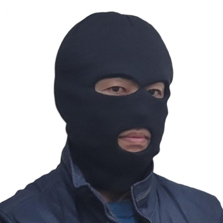 얼굴가리개 도둑 모자 검정색 마스크 비니