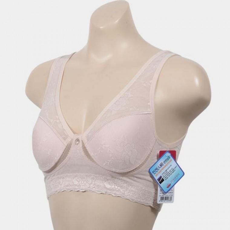 섬유 B컵 인견 브라 인견브라 노와이어노후크브라 와이어없는브라