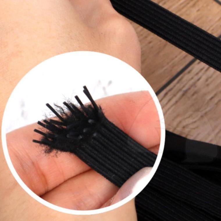 납작 고무줄 블랙 옷수선 바지 허리 넓은 고탄력