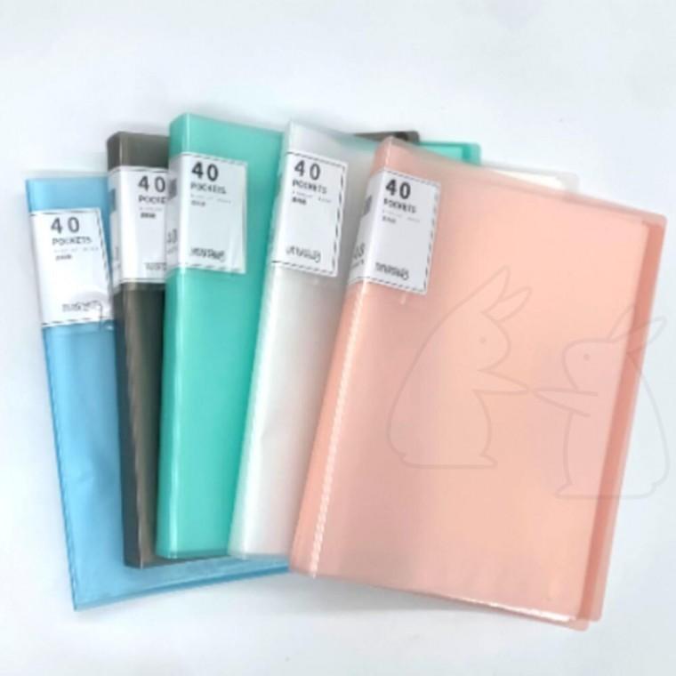 A4 클리어파일 40매 합창단 보관 정리 화일철 섹션