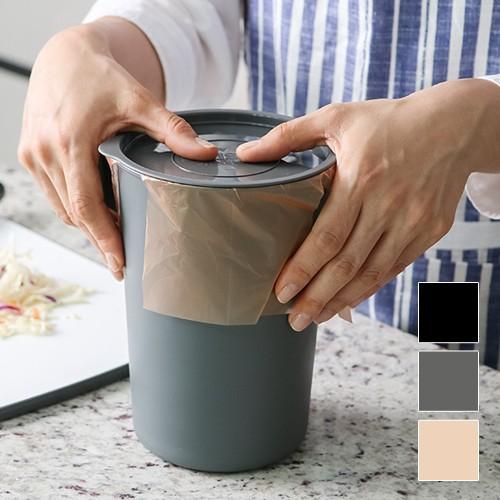 음식물쓰레기통 2L 다용도 바스켓 밀폐용기