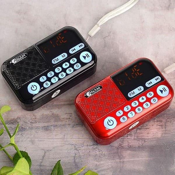 아남 소형 라디오 MP3 등산 음악 스피커 라디오 랜덤