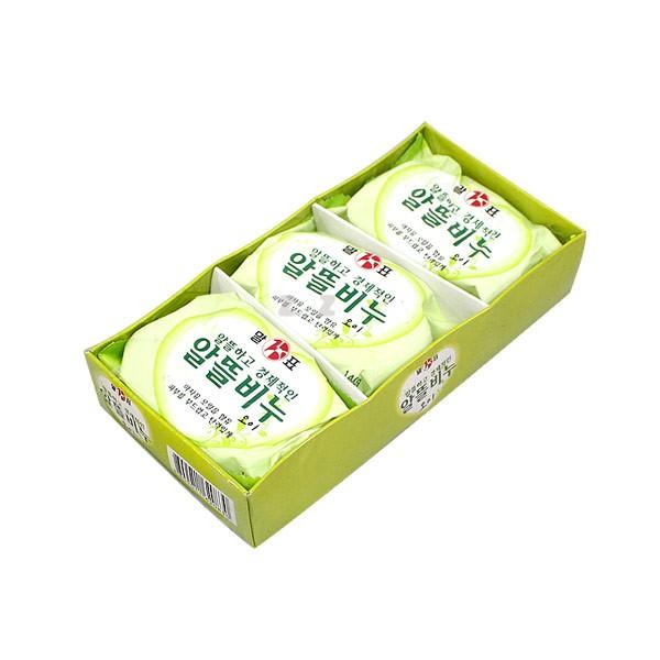 말표 알뜰비누 오이 140g X 3개입-TJ/오이비누/손비누