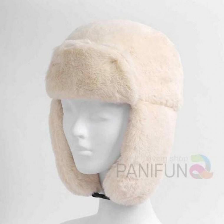 군밤모자 귀달이 방한털모자 방한용모자 겨울용모자 겨울털모자 아이보리 방한모자