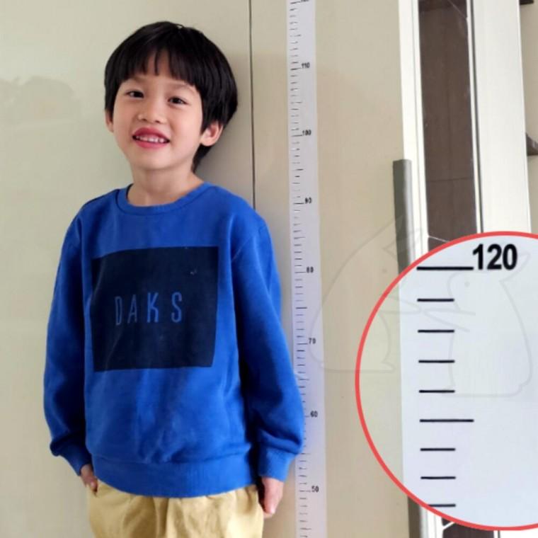 키재기 스티커 화이트 키즈카페 돌선물 신장 성장기록 아이방