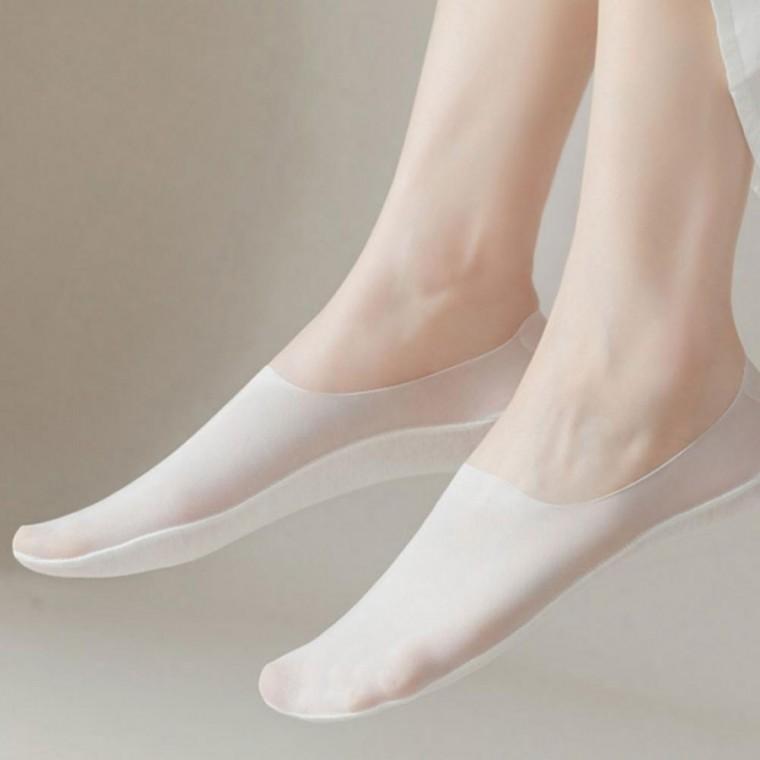 쿨덧신 투명 면소재의 5켤레 착용감 부드러운 아이스