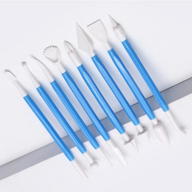 놀이 공예 도구 지점토 찰흙 미술수업 클레이 칼 8종