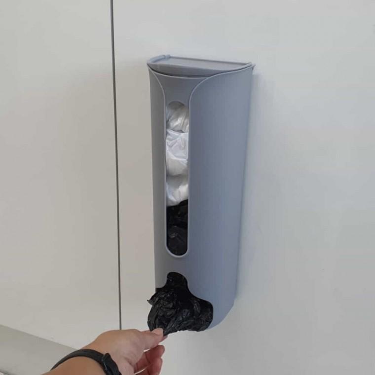 비닐봉투 정리함 그레이 탕비실정리함 비닐정리함