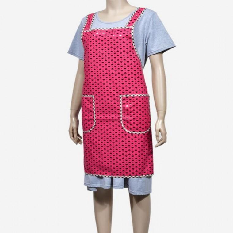 트 패턴 방수 앞치마 H형앞치마 데일리앞치마 공방앞치마