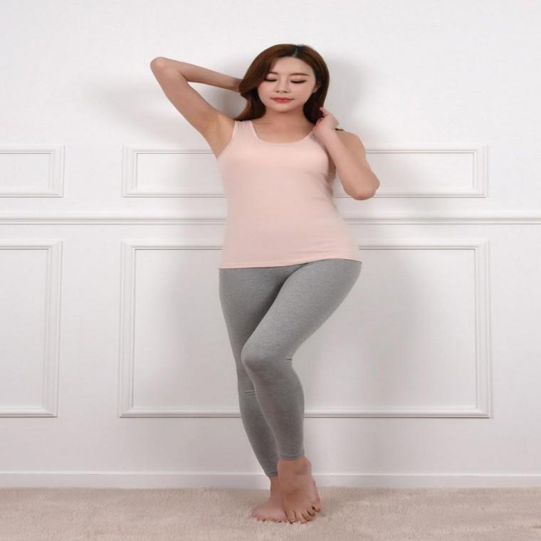 성 9부 무지 레깅스 무발레깅스 여성레깅스 요가바지