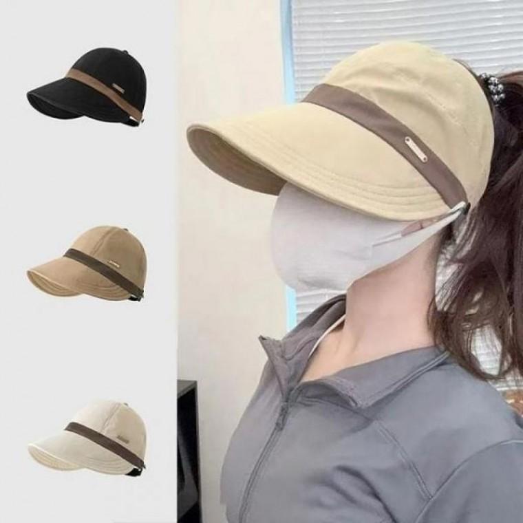 골프 포니테일 자외선차단 썬캡 모자 여성 등산 여름