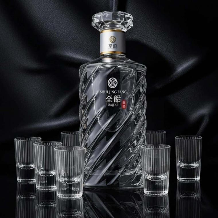 바이주 고량주 잔 6개세트 언더락잔 도자기술잔세트 바이주잔