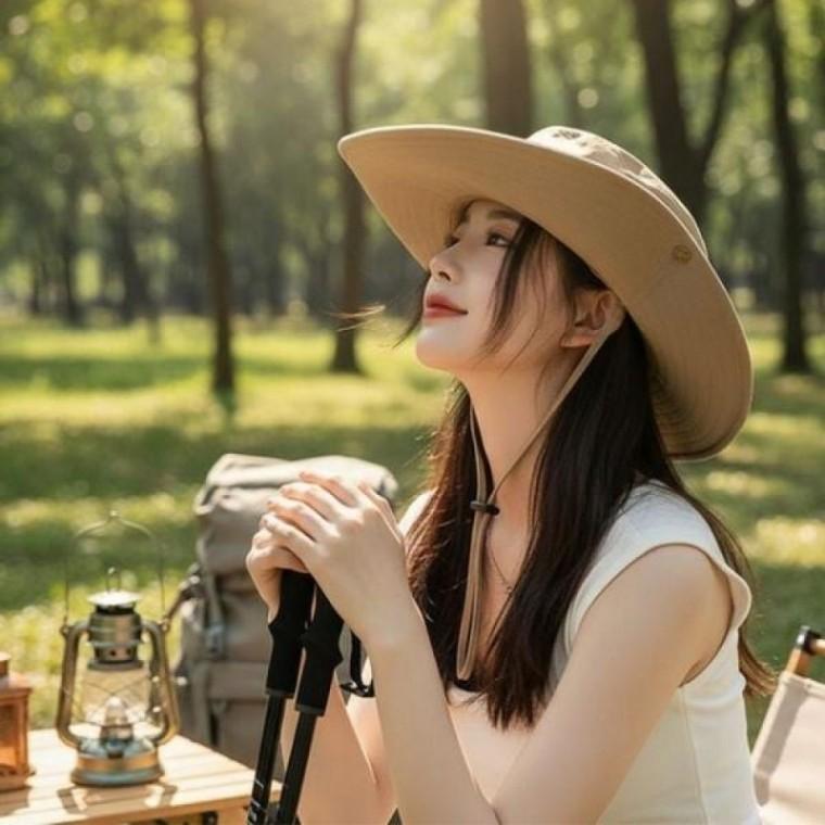 등산모자 카우보이 SD-260336 갈카마 아웃도어 버튼