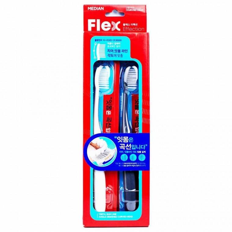 메디안 플렉스 이펙션 칫솔 2입