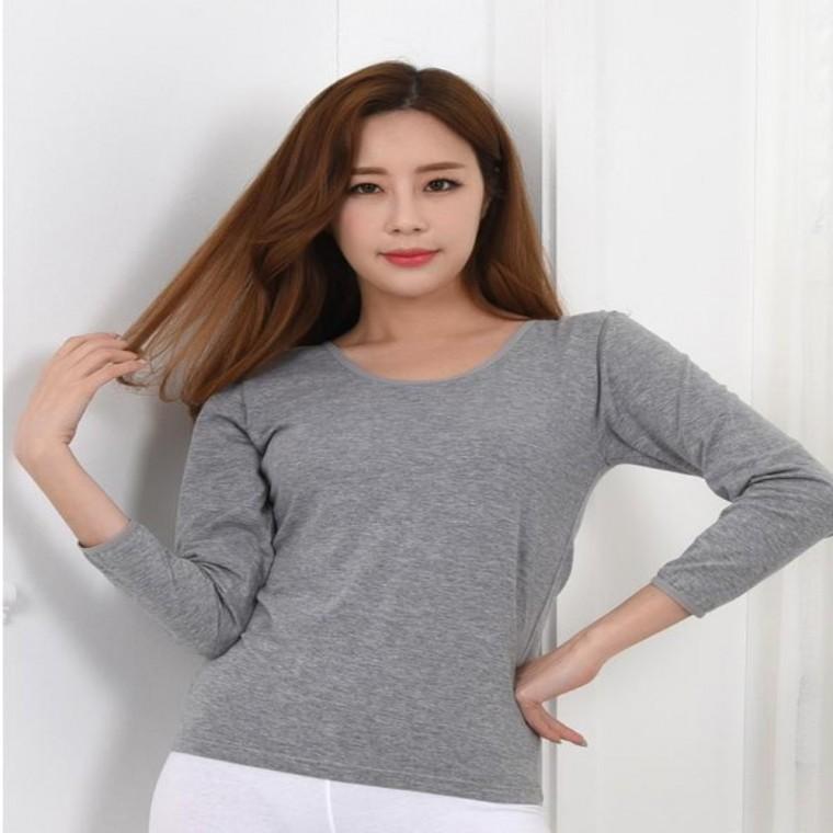 스판 긴팔 기본 내의 여성내의 여자레이어드티셔츠 여자긴팔티