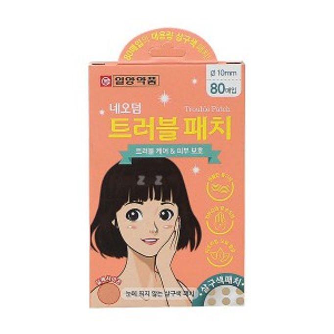 네오덤 안면 얼굴 트러블 패치 80매입 살구색