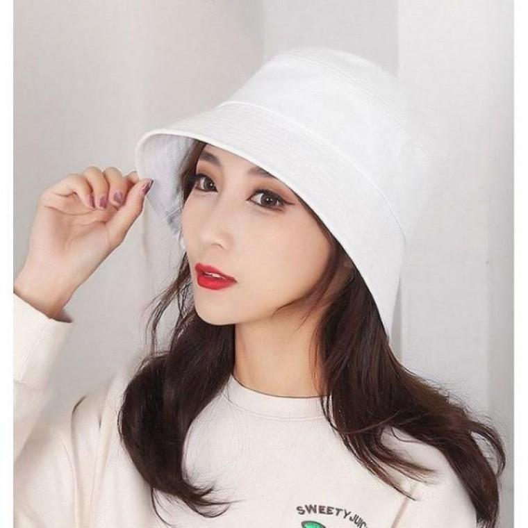 여성 무지 벙거지 기본 모자