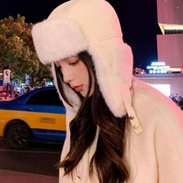 여성 모자 귀달이 군밤 캐주얼 방한 보온 여성 모자 따뜻한