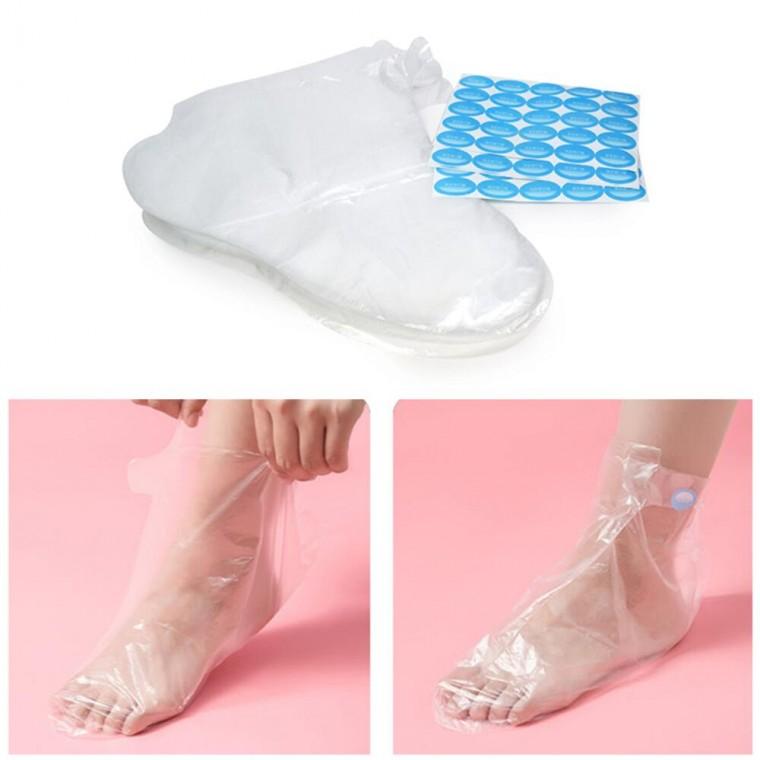 발바닥 발싸개 발크림 풋케어 일회용 발뒤꿈치 발팩비닐 100매