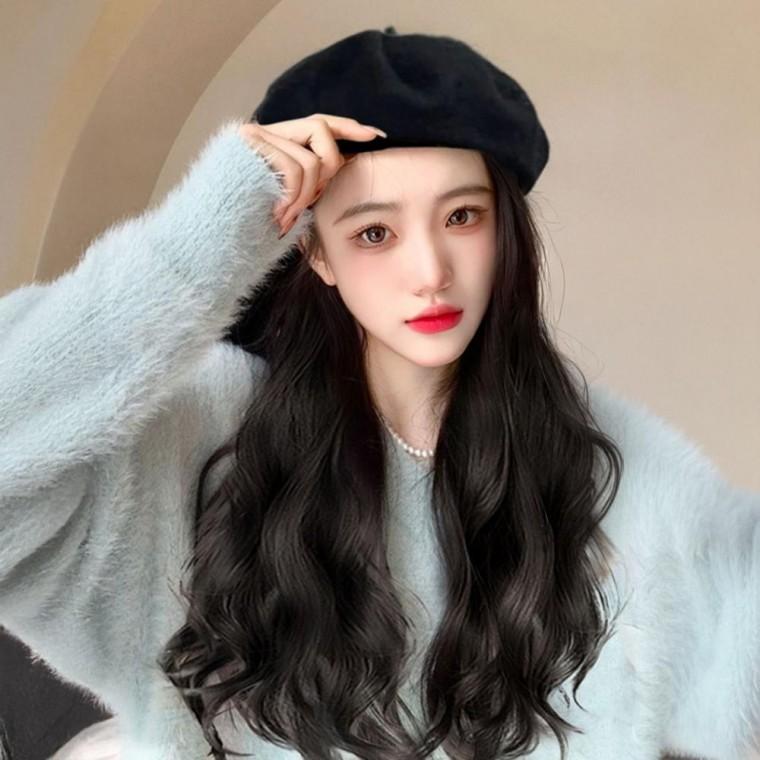 아띠스 베레모 형 탈부착 가발 SD251125 쥬얼리 연습용 시계 ddy 패션잡화 연습용가발 여성가발 시험모 가