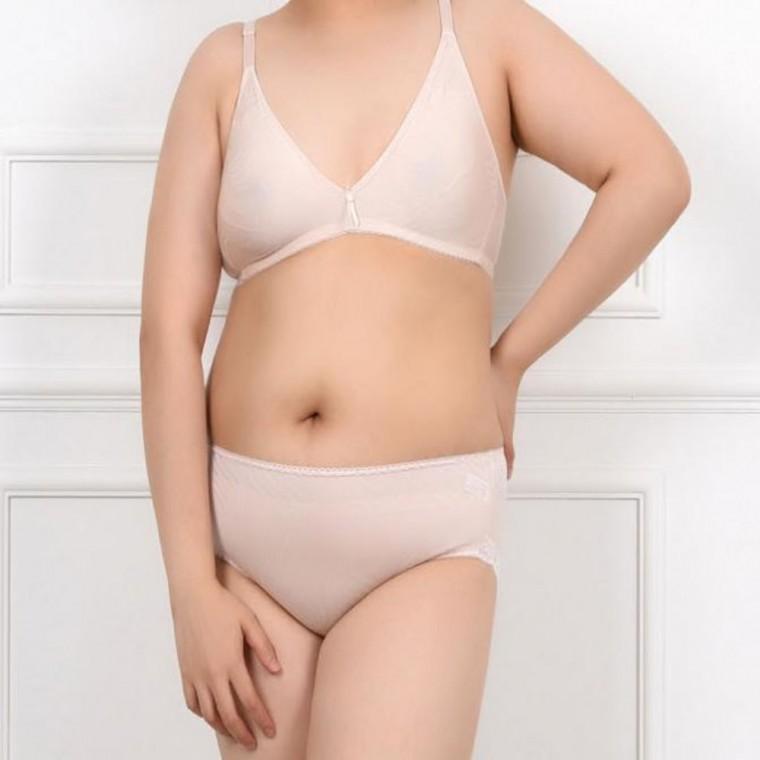빅사이즈 B컵브라세트 노와이어브라 풀컵브라 인견브라팬티