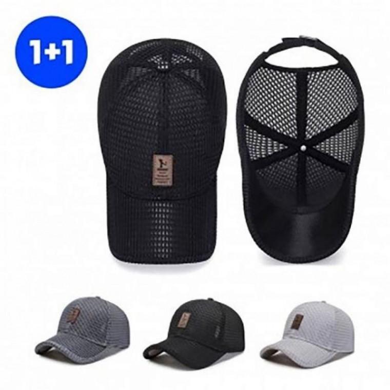 골프모 여름모자 망사 남성 바람솔솔 1+1 메쉬캡 썬캡