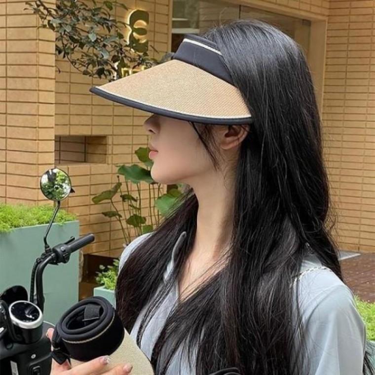 등산모자 베이지 접이식 여름모자 썬캡모자 여성모자
