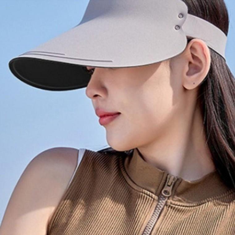 EA 딥그레이 초경량 와이드 썬캡 골프 등산 햇빛차단 모자