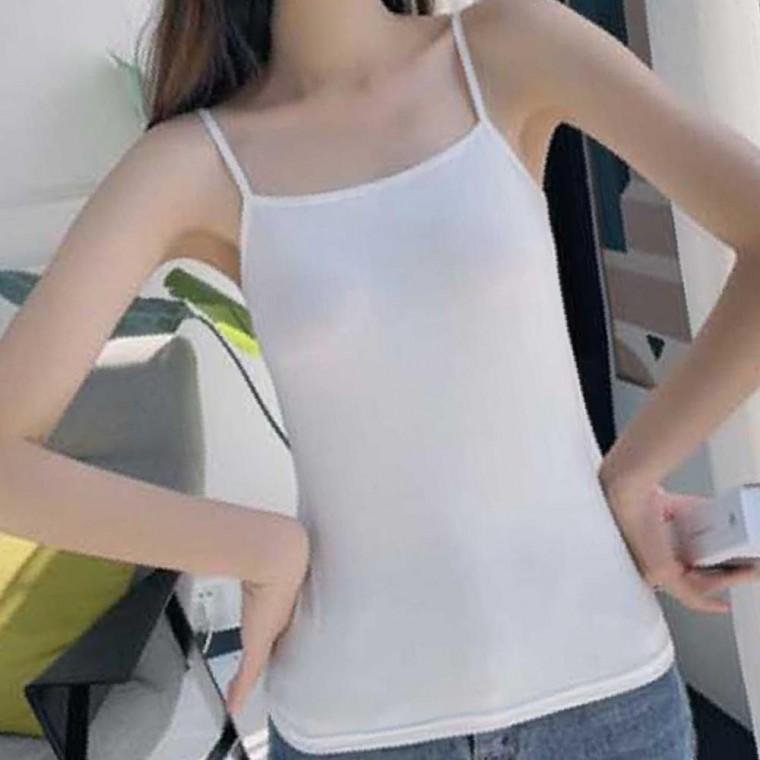 여자 나시티 끈언더웨어 고등 학생 러닝 교복 이너