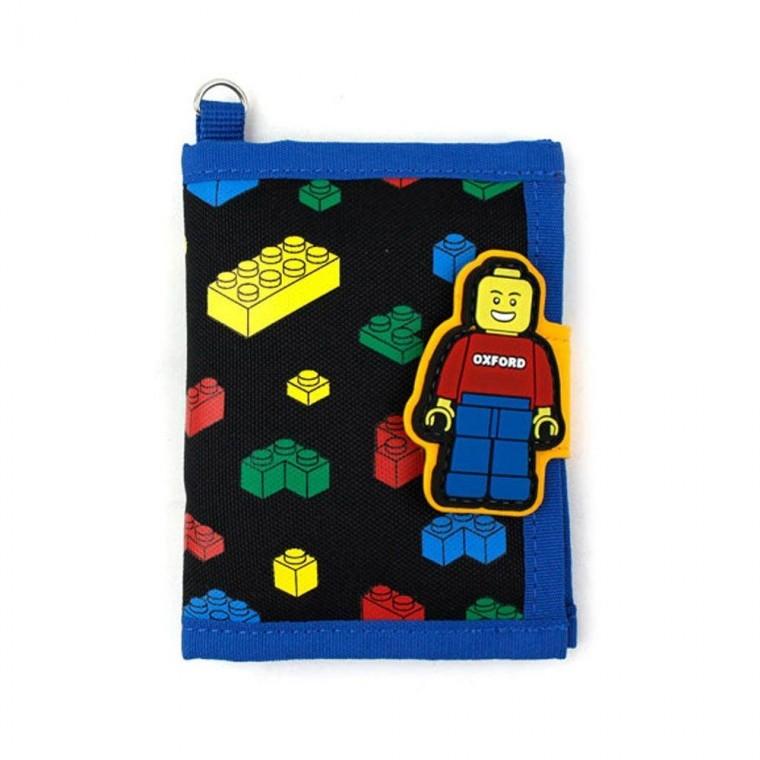 블록 패턴 지갑 어린이 남아 목걸이지갑