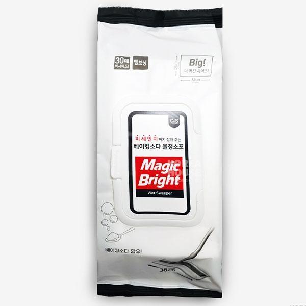 베이킹소다 물청소포 고급형 캡 30매 대형 380 x 220mm