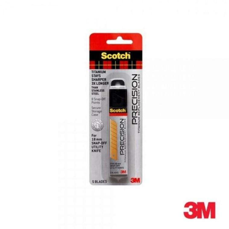 3M 스카치 티타늄 커터 칼날 대형 18mm 리필 TI-RL