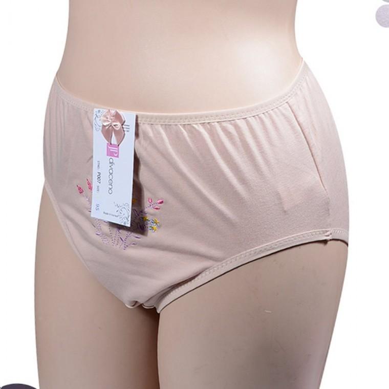 꽃자수 맥시팬티 여자면팬티 50대여성속옷 중년팬티 50대속옷 중년여성속옷