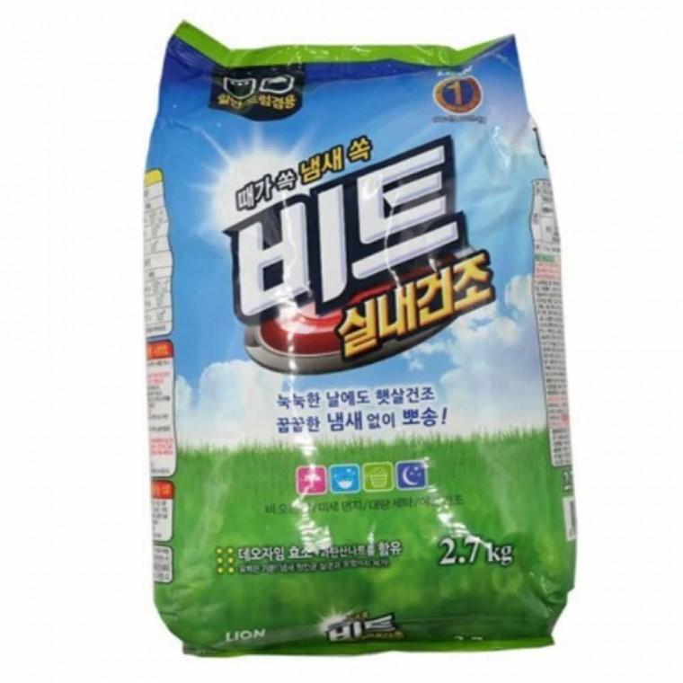 비트 실내 건조 2.7kg 이불세제 셔츠세제 양말세제 미세먼지세제 겸용세탁세제