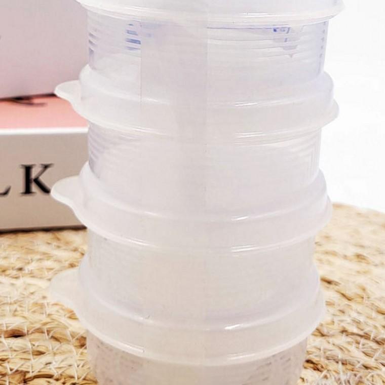 4P 밀폐 용기 70mL 간장소스통 미니반찬통 도시락반찬통 소스소분용기 소형밀폐용기