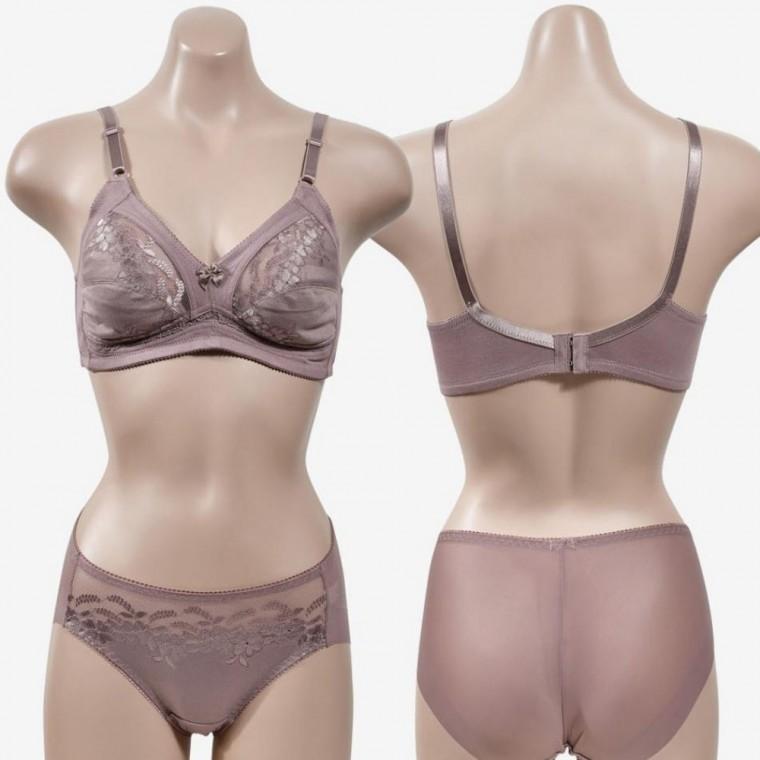 어 풀컵 브라팬티세트 노와이어브라 브래지어 여자속옷