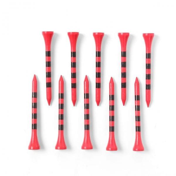 굿샷 골프티 100p세트 롱티 (롱티 70mm) 레드