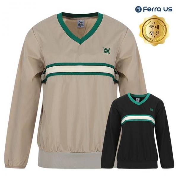 bns 페라어스 여성 국산 배색 브이넥 골프셔츠 ATS5MI5236