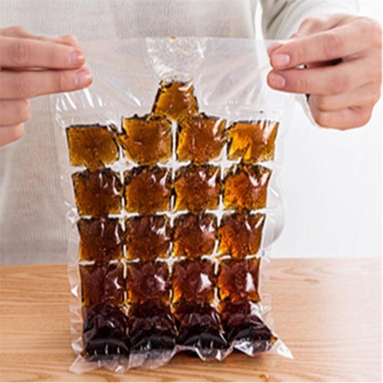 비닐 얼음 트레이 10P 일회용얼음틀 냉동실아이스메이커 얼음비닐팩