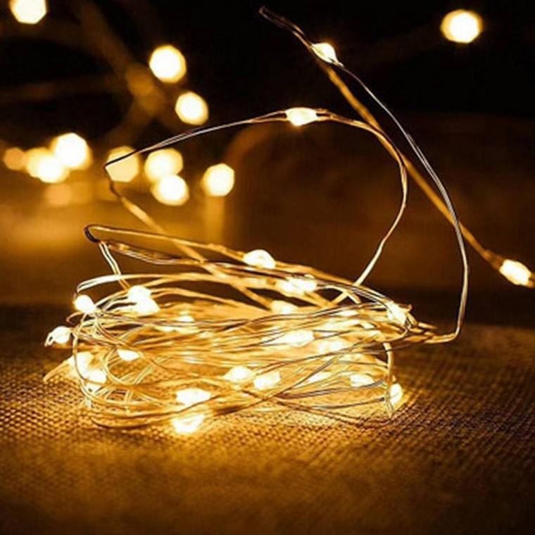 LED 와이어전구 2M 캠핑용전등 야외트리전구
