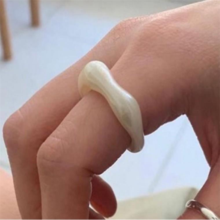 물결 반지 가이드링 약지반지 오로라반지