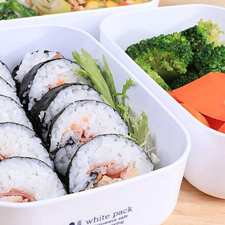 사각 밀폐통 900ml 전자레인지용기 김밥통