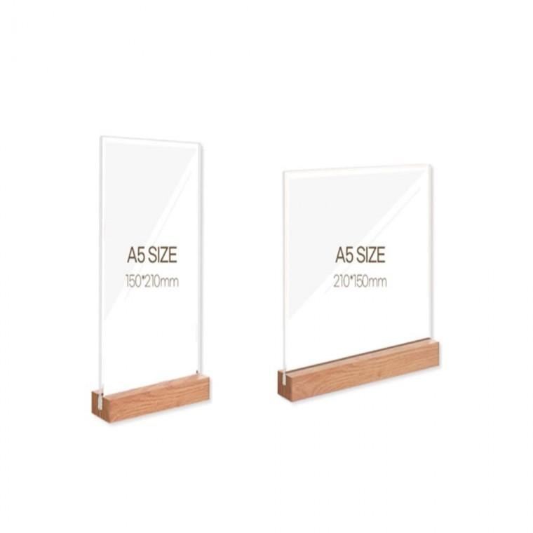 A5 아크릴 가격표 메뉴판거치대 식당메뉴판 안내판스탠드