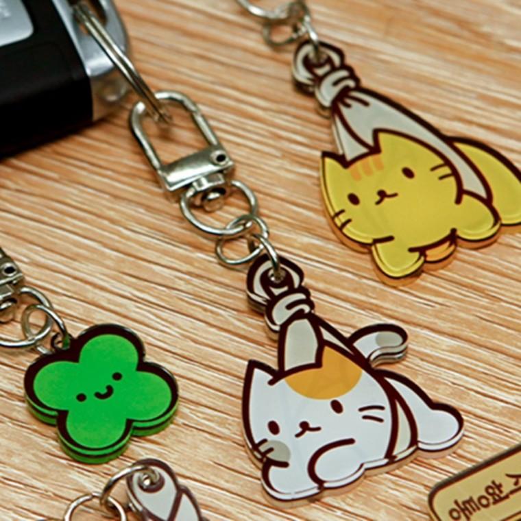 명태 고양이 액막이 키링 열쇠고리키링 아크릴키링 키링DIY