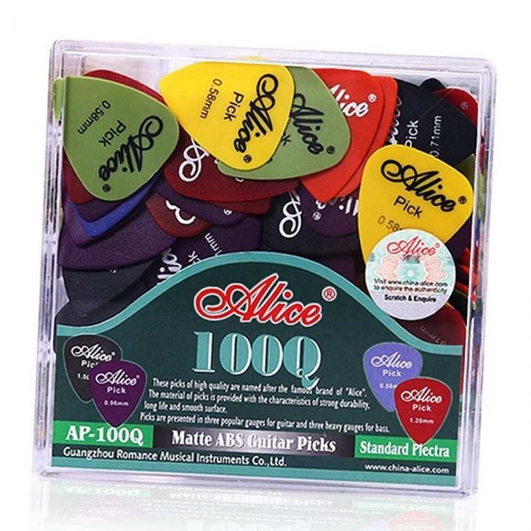 기타 피크세트 100개 어쿠스틱기타피크 어쿠스틱피크 기타피크케이스 기타악세사리 예쁜피크