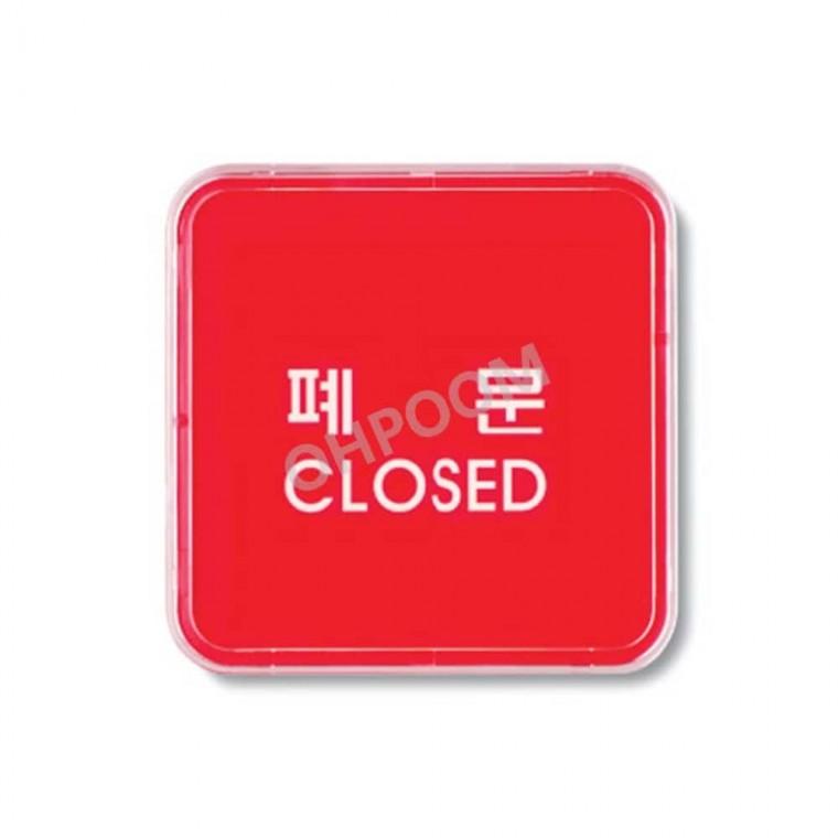 폐문 65x65 안내판고정문 여닫이표지판 고정문스티커